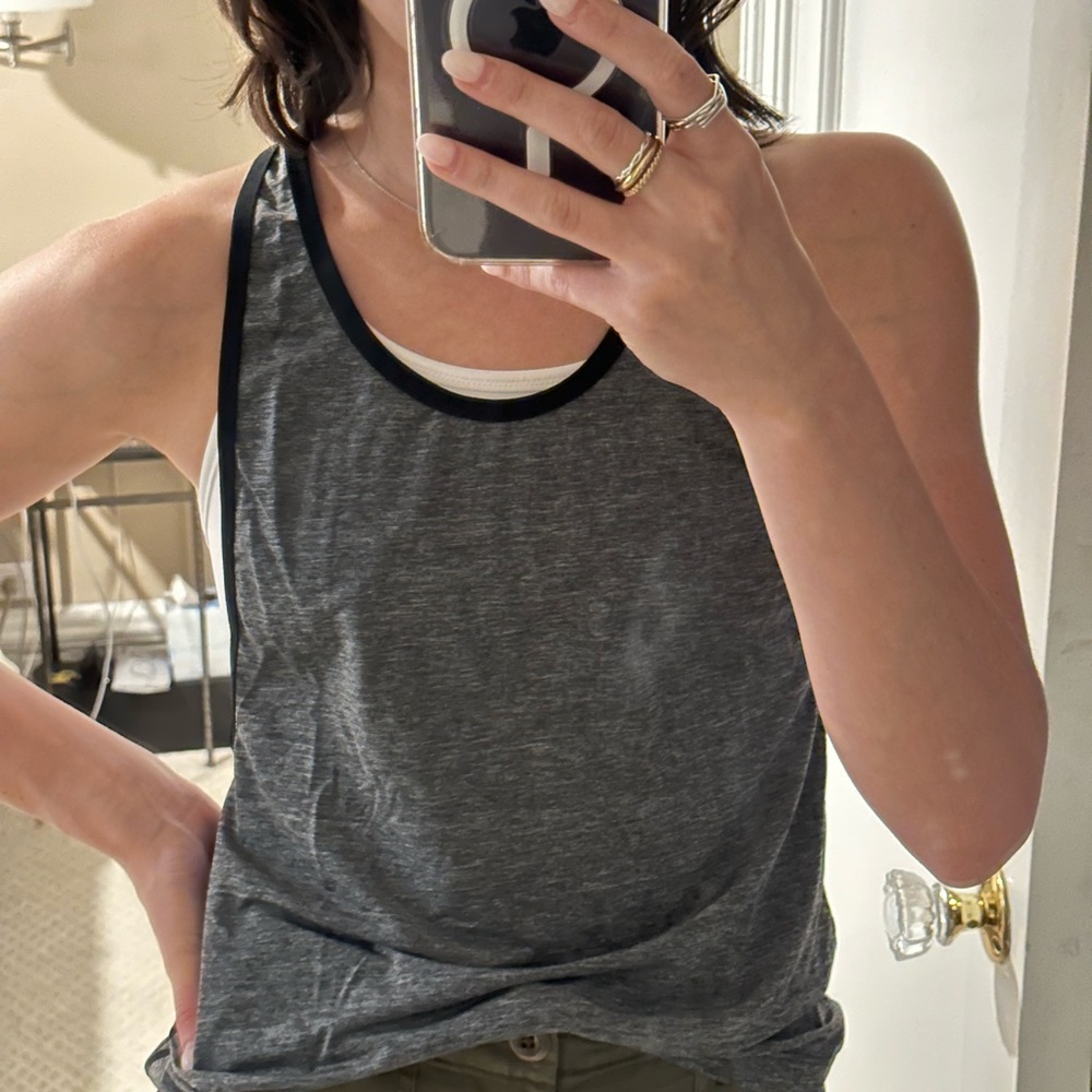 Nike workout tank with sports bra attached